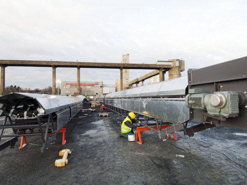 Stålkonstruktioner till Dannemora gruva Krossanläggning Stålkonstruktioner Gruva Dannemora